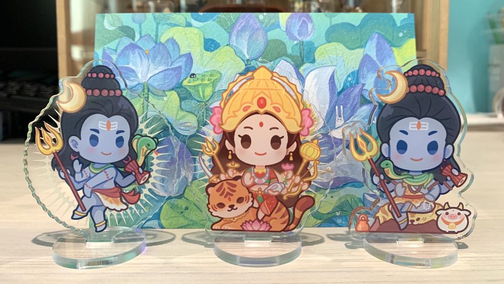 (มีของพร้อมส่ง) เทพฮินดู Standee Acrylic 7 cm (อัพเดตลายใหม่!!)