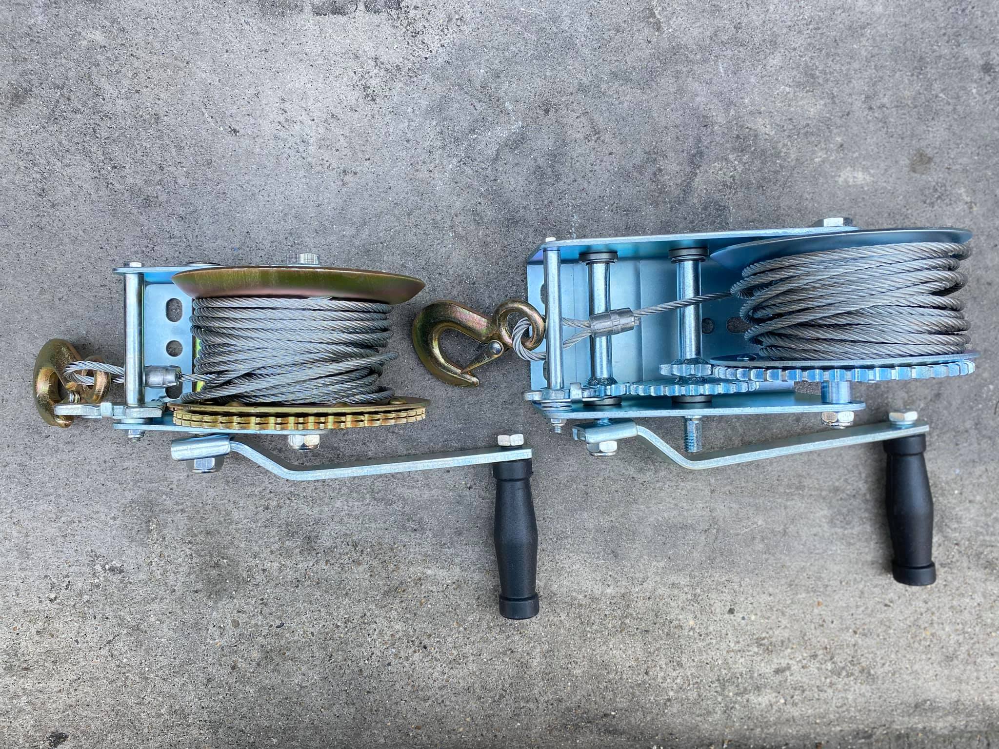 รอกสลิงมือหมุน 2ขนาด 545.5 และ 900 กิโลกรัม