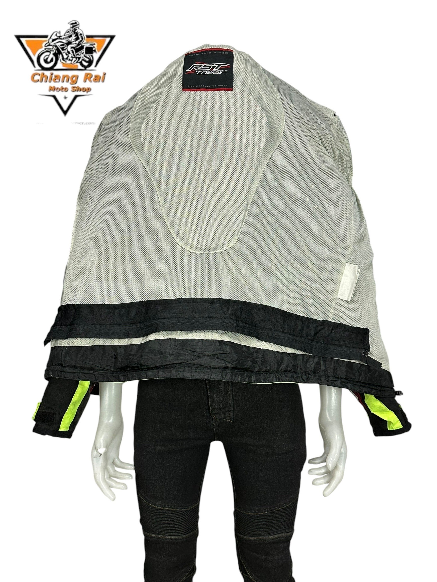 เสื้อขี่มอเตอร์ไซด์( มือสอง) RCTA 676 อก 50" ยาว 28"(XL) **RST**