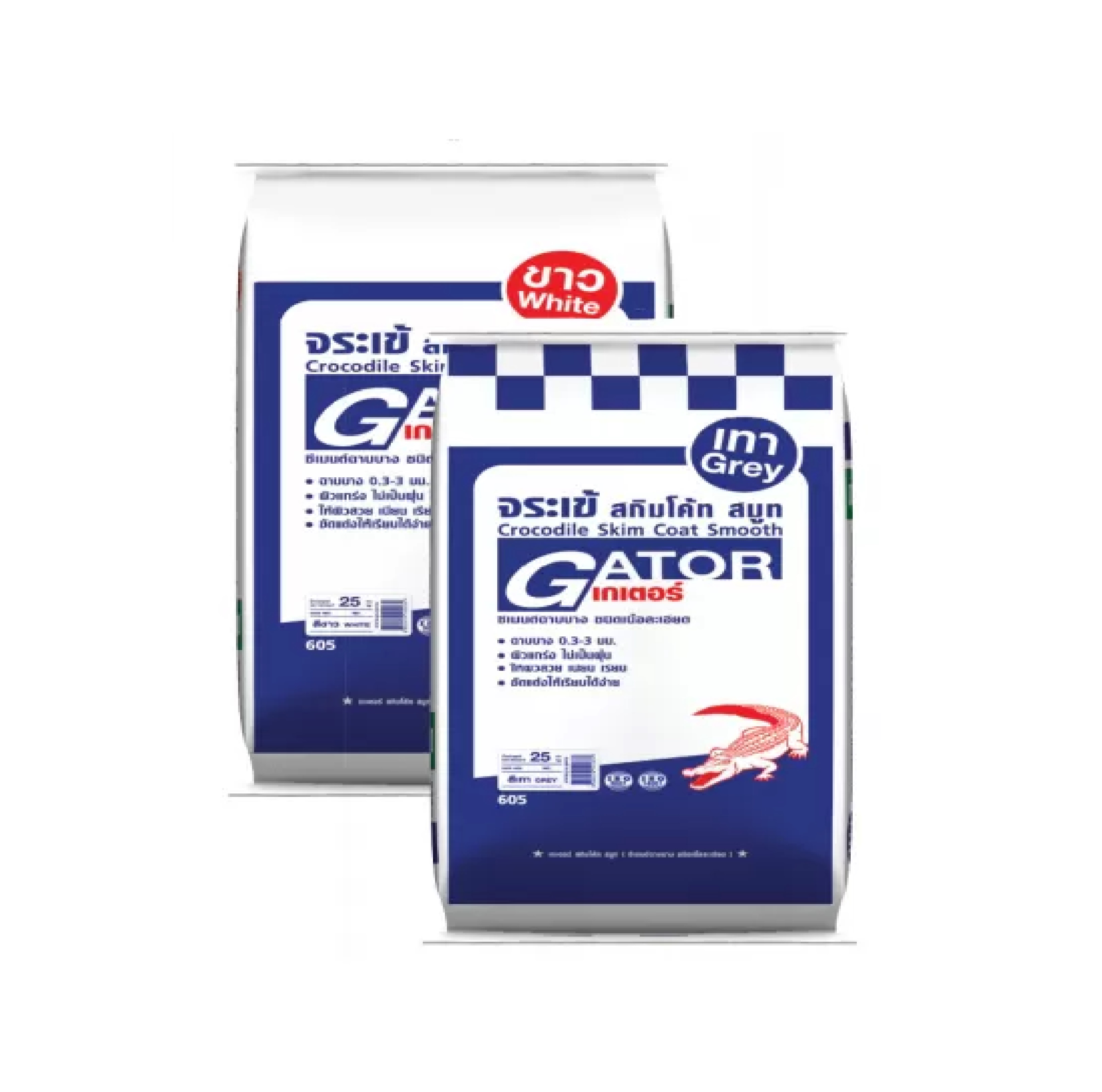 จระเข้ สกิมโค้ท สมูท เกเตอร์ Crocodile Skim Coat Smooth Gator