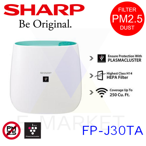 SHARP เครื่องฟอกอากาศ รุ่น FP-J30TA สำหรับ 23 ตร.ม. รับประกัน 1 ปี