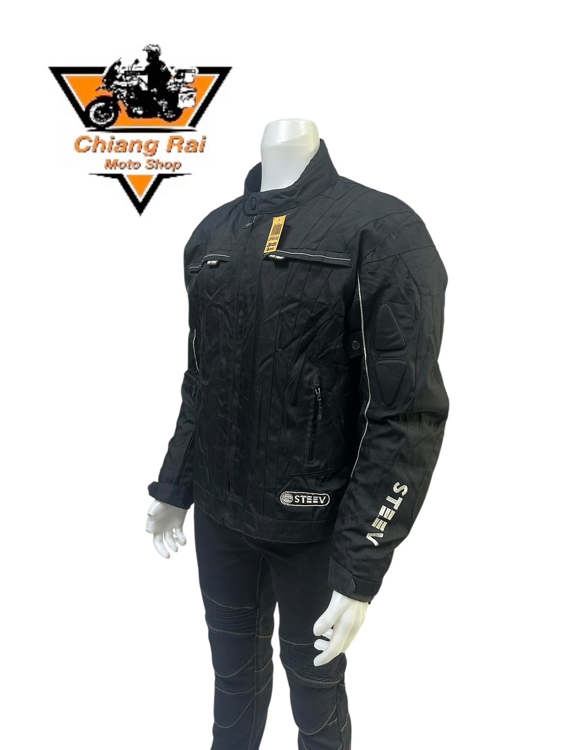 เสื้อขี่มอเตอร์ไซด์( มือสอง) CRSB 062 : อก 48" ยาว 25"(L)**STEEV**