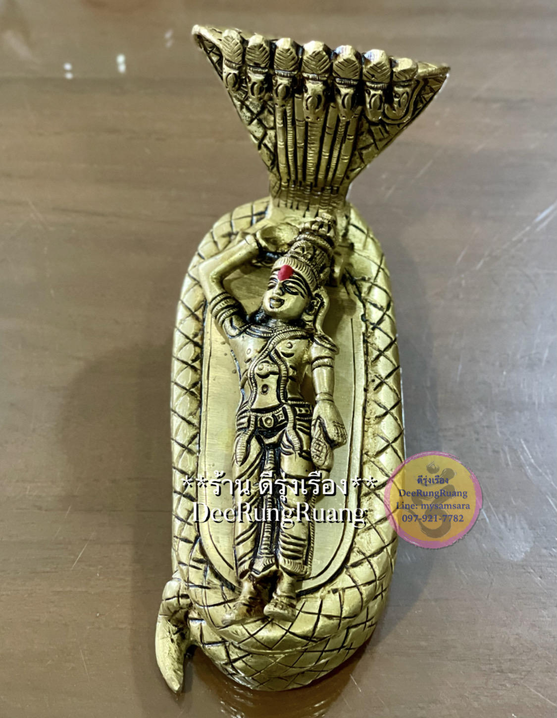 พระนารายณ์บรรทมสินธ์ุ **สูง 5 นิ้ว..Fine Quality**