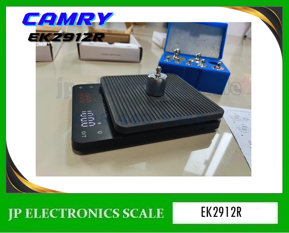 เครื่องชั่งกาแฟดิจิตอล 3กิโลกรัม เครื่องชั่งกาแฟดิจิตอล 3kg เครื่องชั่งตวงกาแฟ 3000g เครื่องชั่งตวงกาแฟดิจิตอล 3kg ค่าละเอียด 0.1g ยี่ห้อ CAMRY รุ่น EK2912R