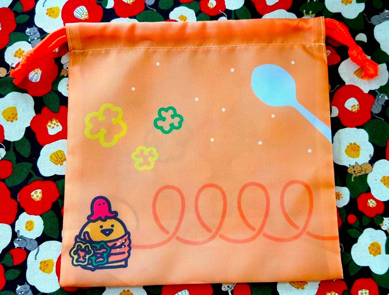 โอบุงุ Obungu กระเป๋าหูรูด ถุงหูรูด ถุงผ้า จากญี่ปุ่น Size : 20 x 20 cm