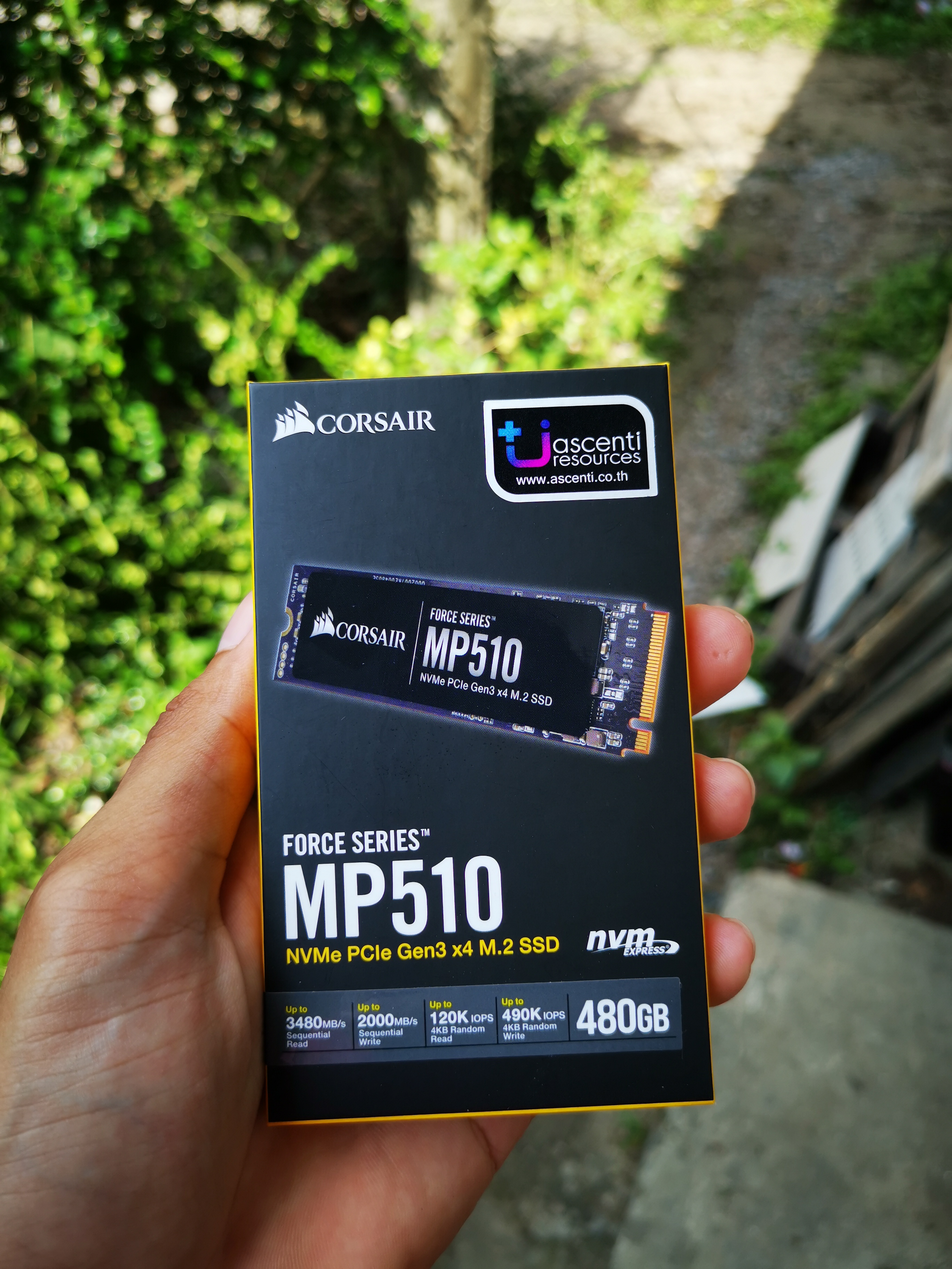 SSD M.2 PCIe/NVMe CORSAIR MP510 480 GB