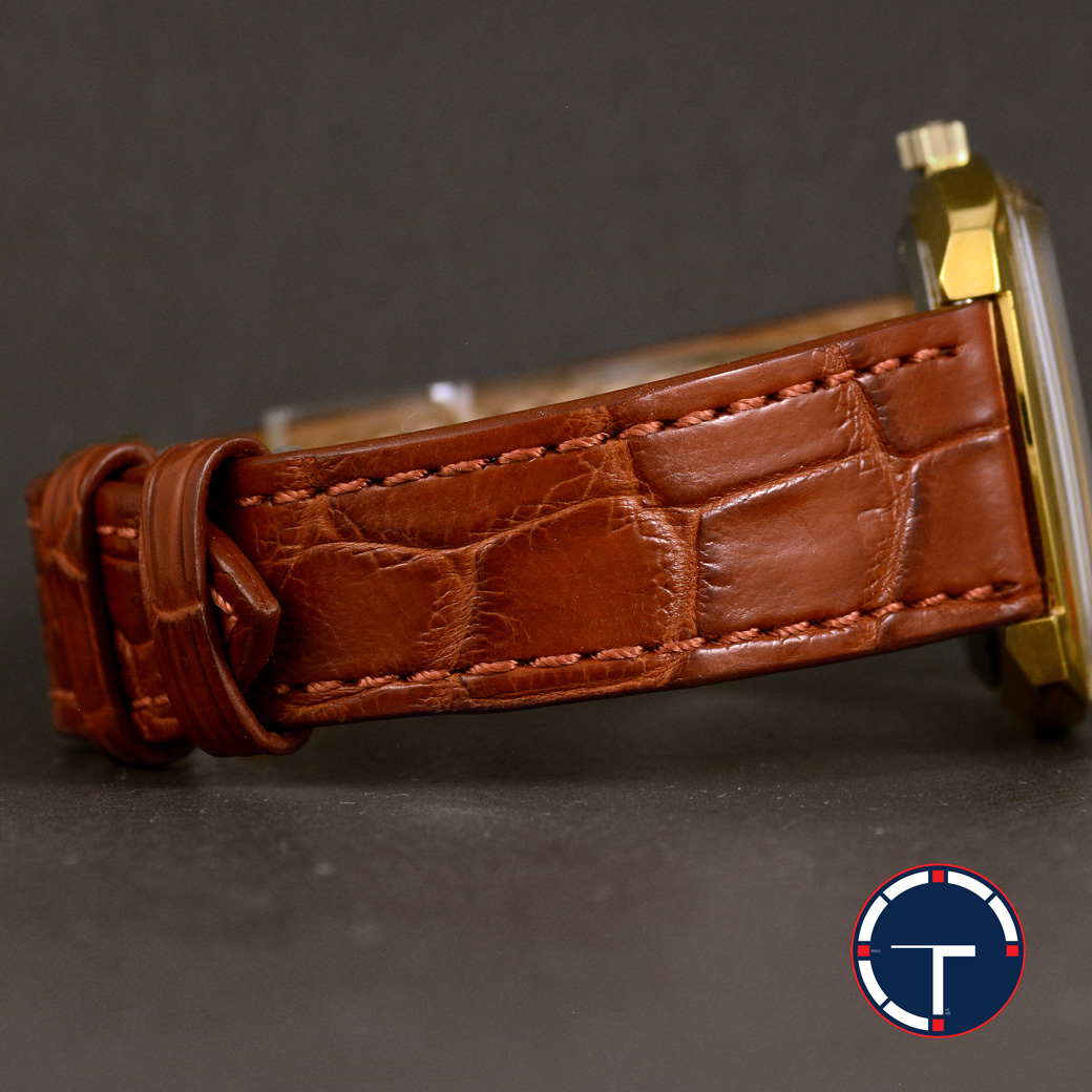 Omega De ville หน้าดาว เรือนกะไหล่ทอง ทรงสี่เหลี่ยม นาฬิกาปี1973 ขนาด 35 x 36 mm