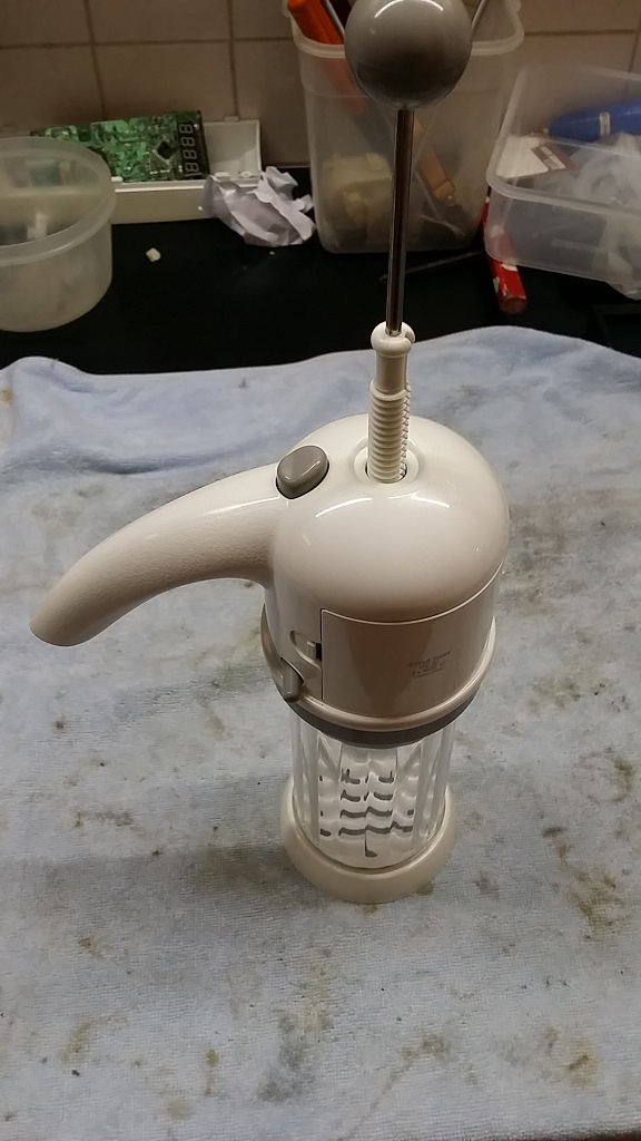 ซ่อมเครื่องปั้มคุกกี้ไฟฟ้า Bonjour Cookie อาการเปิดไม่ติดมอเตอร์ไม่ทำงาน