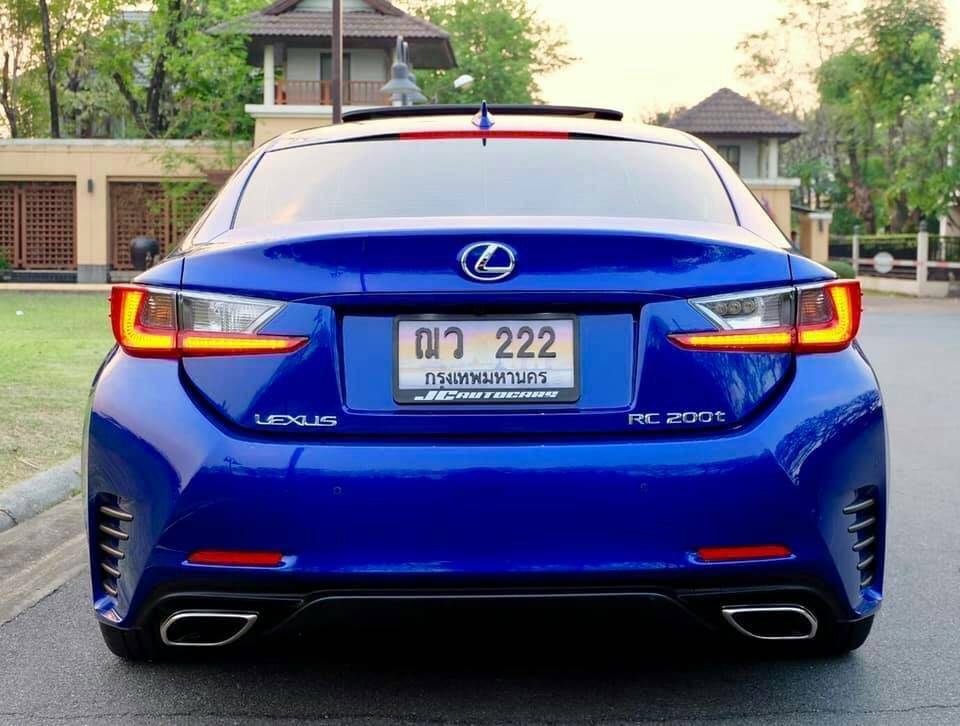 Lexus RC200T F-Sport สีน้ำเงิน ปี 2018