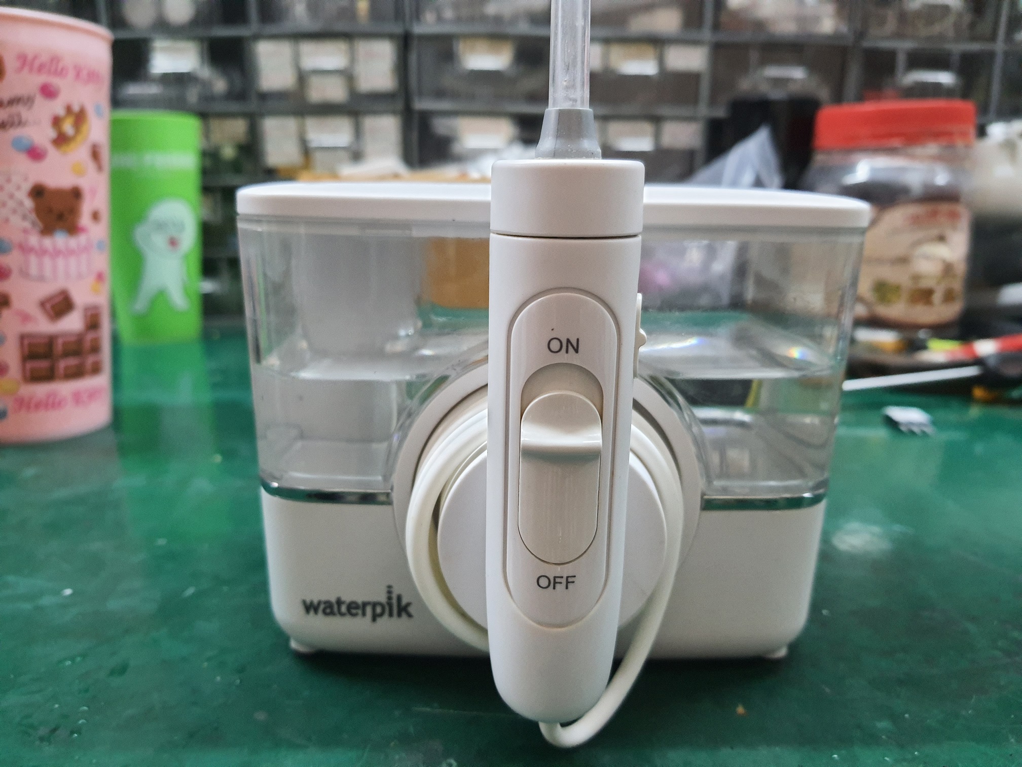 ซ่อมเครื่องฉีดน้ำทำความสะอาดฟัน ยี่ห้อ Waterpik รุ่น WF-12W อาการเครื่องไม่ทำงาน