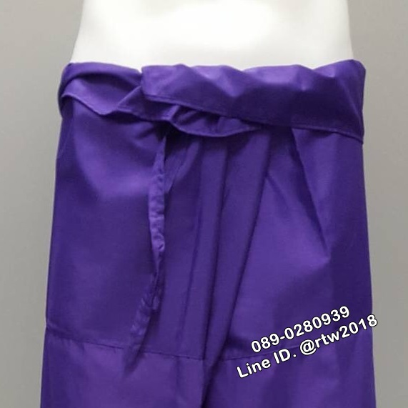 รหัส E25 : กางเกงเลขายาวสีม่วง
