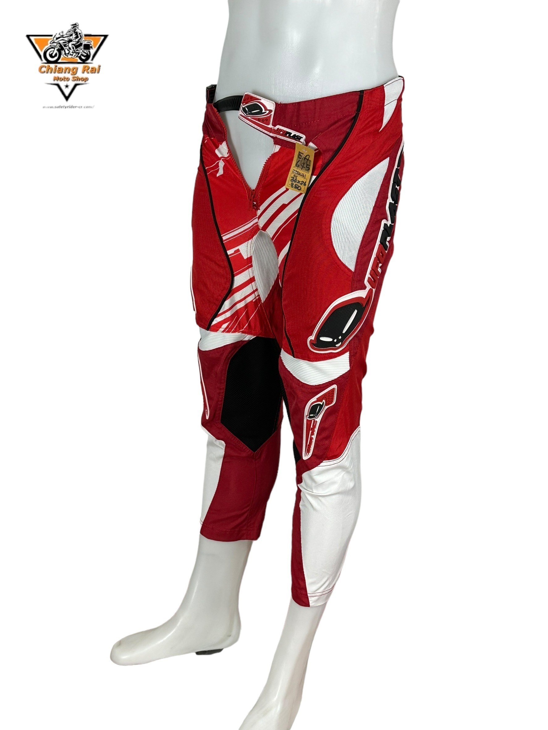 กางเกงขี่มอเตอร์ไซด์ ( มือสอง ) E&A 645: เอว 28" ยาว 26" **Bionic**