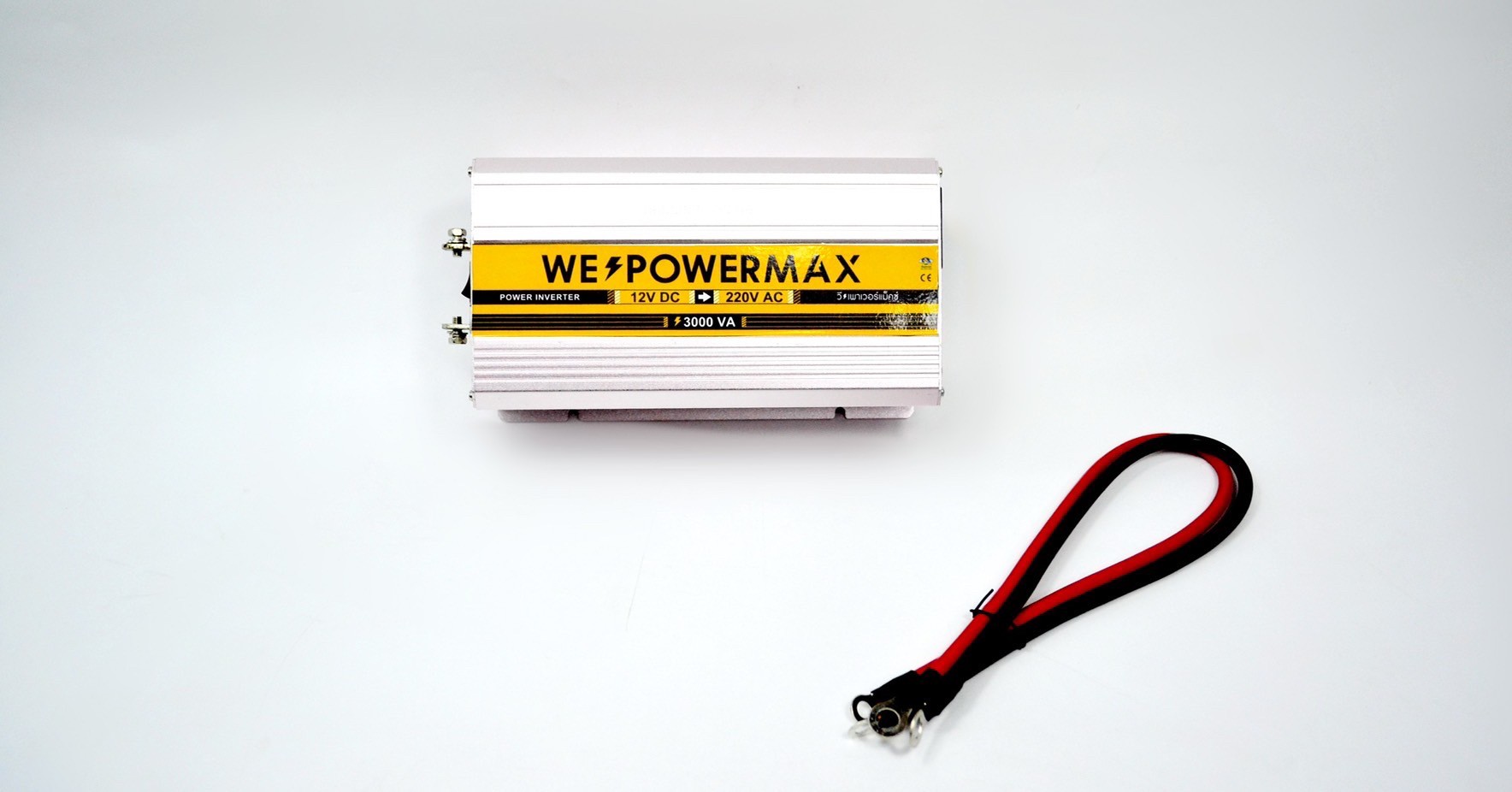 ตัวแปลงไฟ 12V เป็นไฟบ้าน 220V ขนาด 3,000W ยี่ห้อ WE POWER MAX