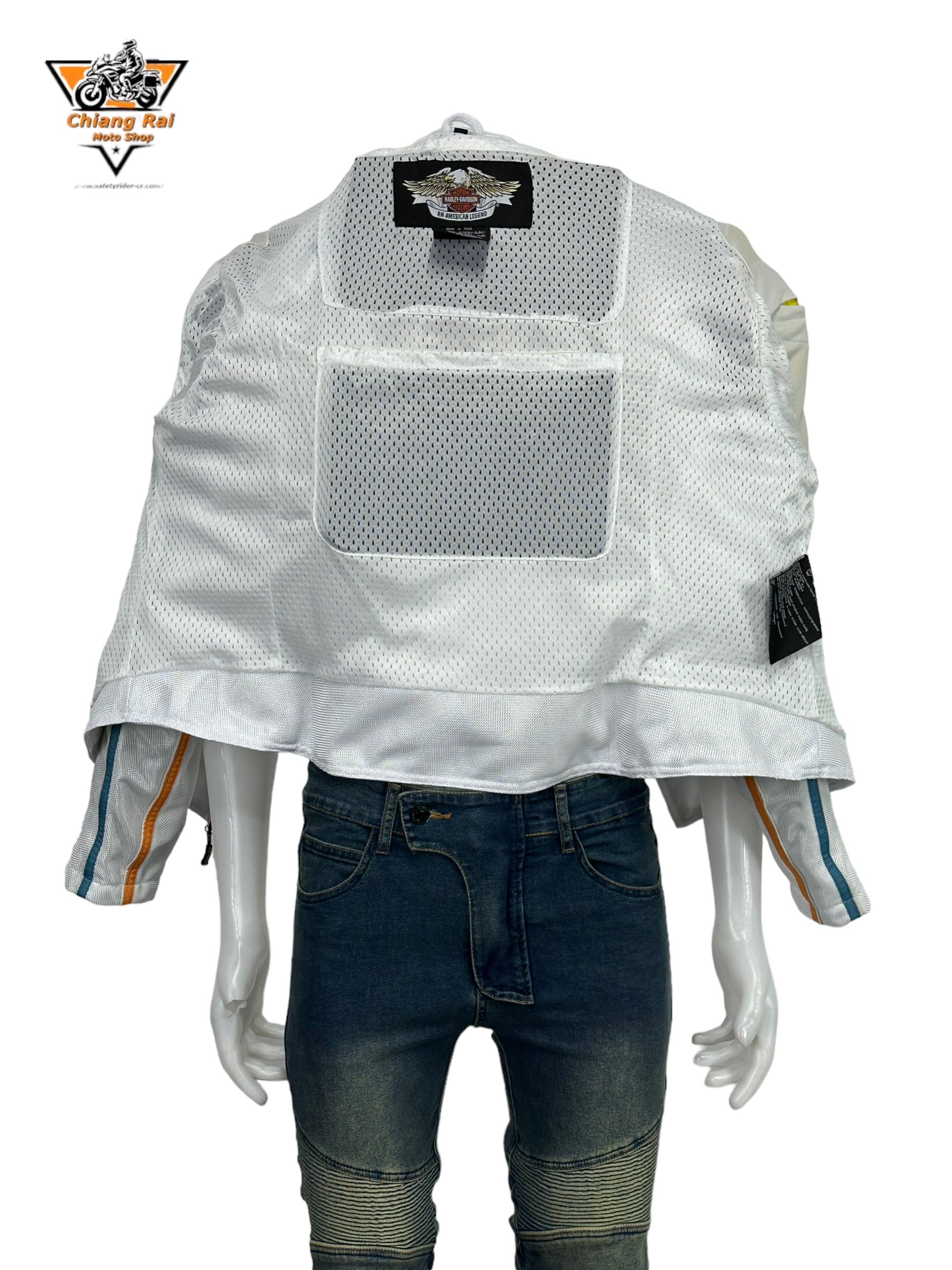 เสื้อขี่มอเตอร์ไซด์( มือสอง) RCSA 752 : อก 50" ยาว 25" (XL) Harley Davidson