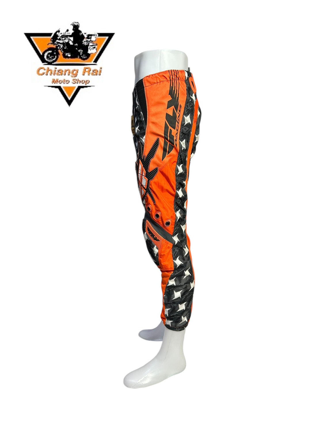 กางเกงขี่มอเตอร์ไซด์ ( มือสอง ) E&A 671: เอว 32" ยาว 28" **KINETIC**