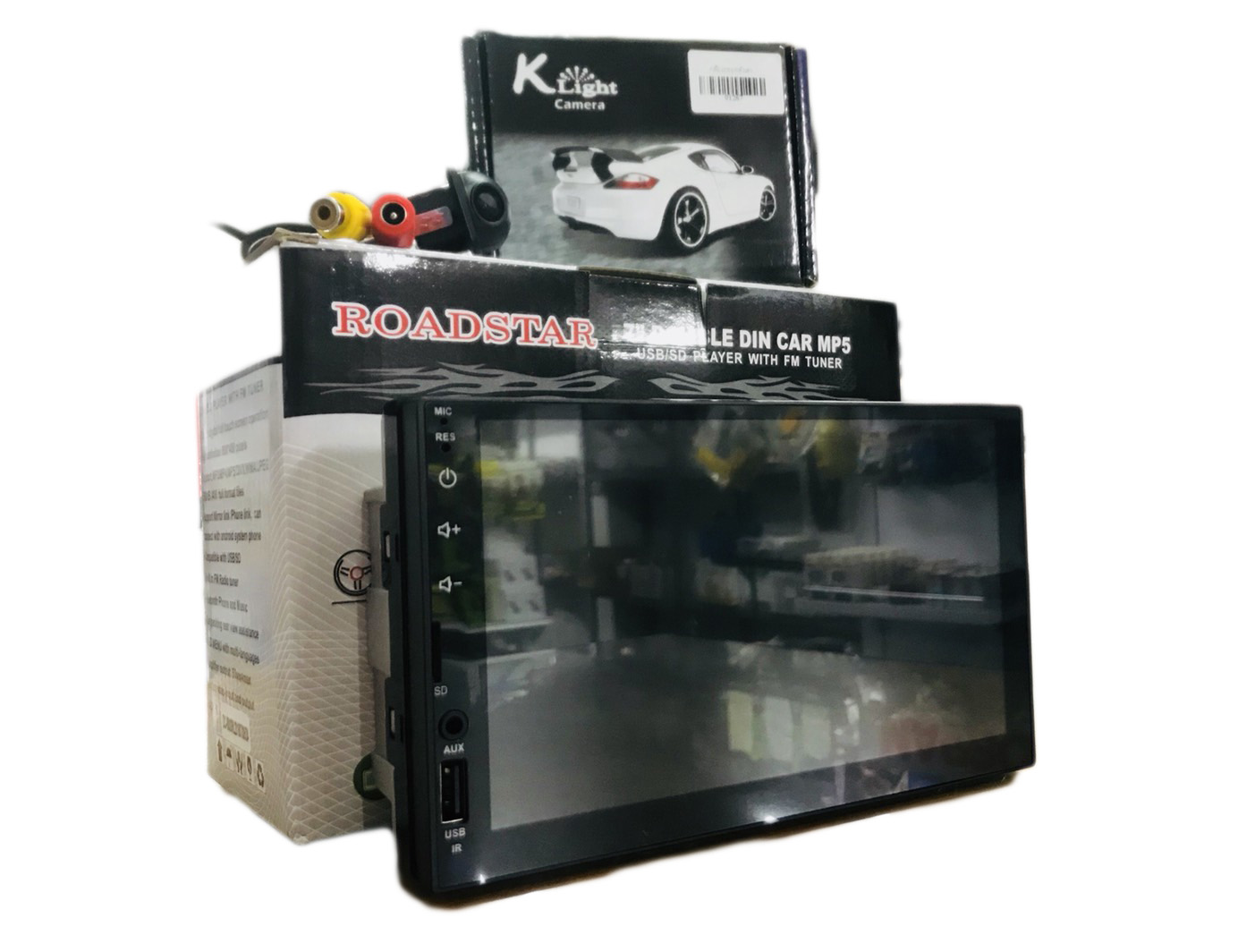 เครื่องเล่นติดรถยนต์ 2 Din Roadstar DC-8800ML แถมฟรี !! กล้องมองหลังแบบเจาะ