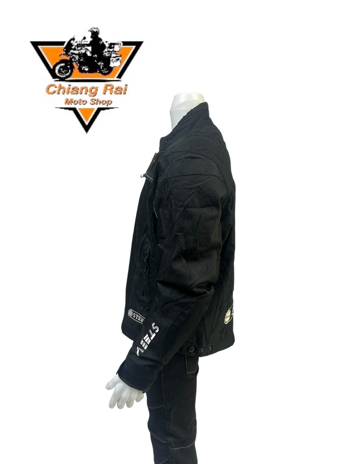 เสื้อขี่มอเตอร์ไซด์( มือสอง) CRSB 062 : อก 48" ยาว 25"(L)**STEEV**