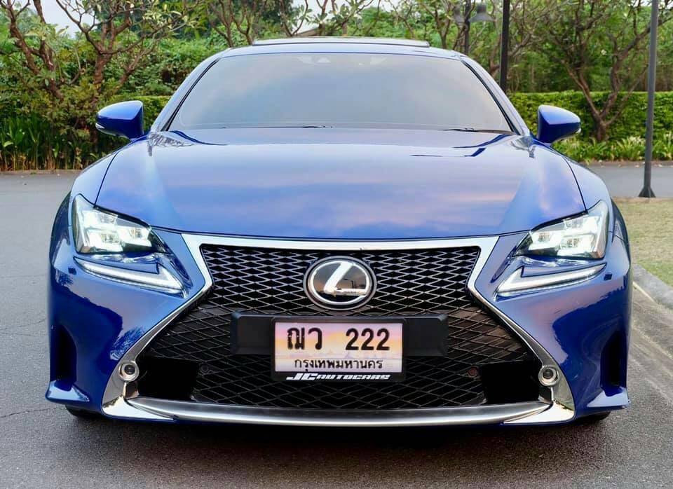 Lexus RC200T F-Sport สีน้ำเงิน ปี 2018