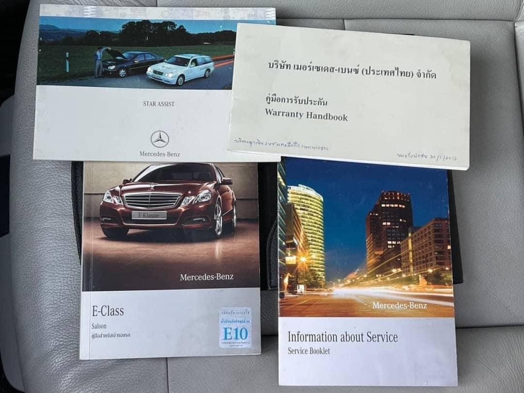 Mercedes Benz E300 เบนซิลล้วน (rare item)3.0 V6 ปี 2011