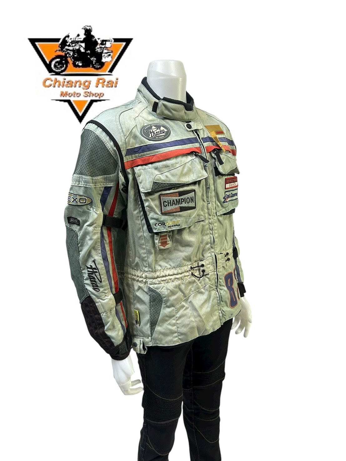 เสื้อขี่มอเตอร์ไซด์( มือสอง) RCTA 802 อก 46" ยาว 27 (L) **POLO**