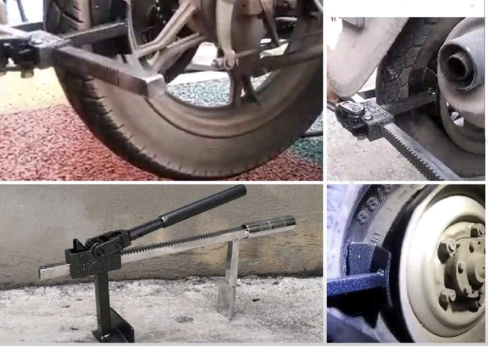 ตัวหนีบยางมอไซด์ ใช้ถอดยางออกจากล้อ กดยางออกจากแม็ สำหรับล้อมอเตอร์ไซค์ 0-20CM