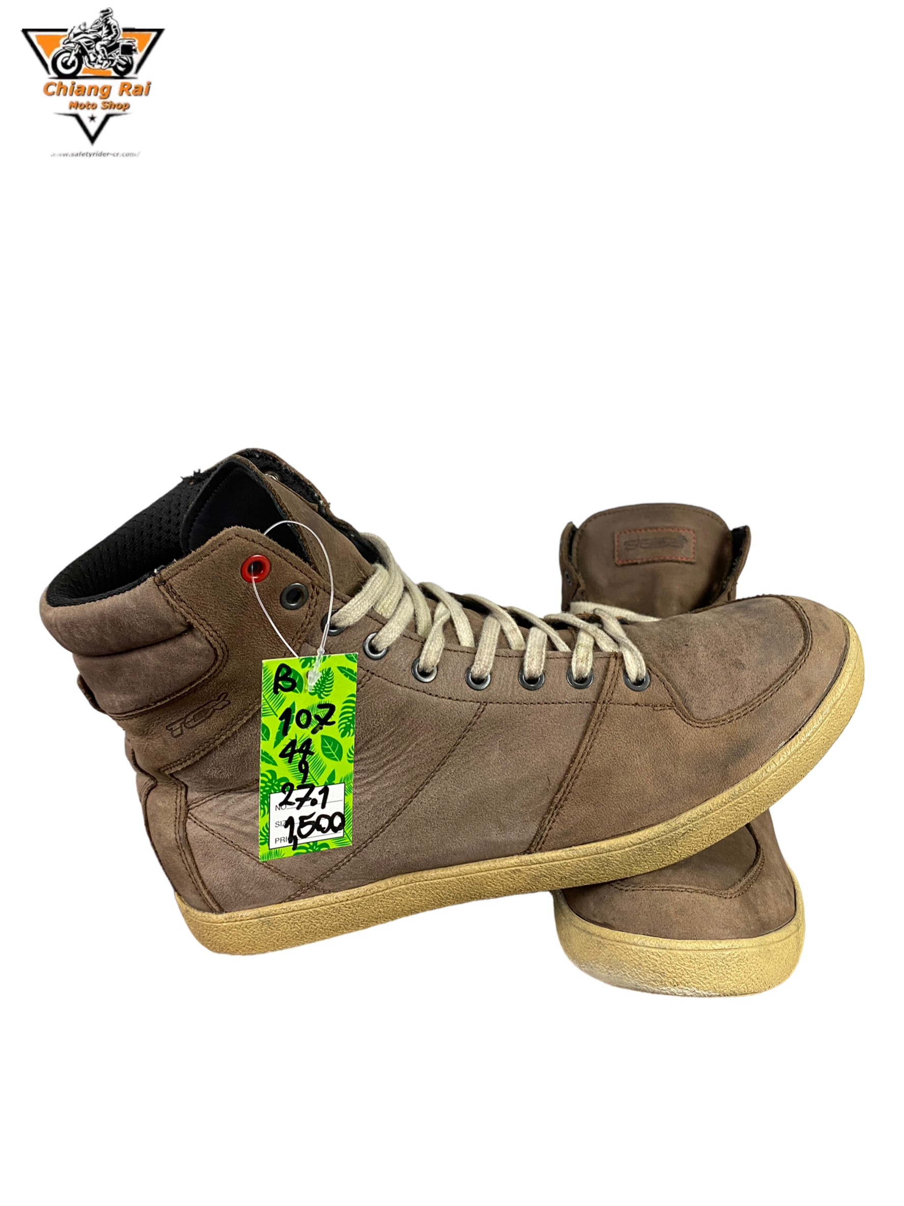 รองเท้าขี่มอเตอร์ไซด์( มือสอง) RCBS-107 Size ขนาดจากป้าย 44:EUR / 9:UK / 27.1:Cm.(TCX)