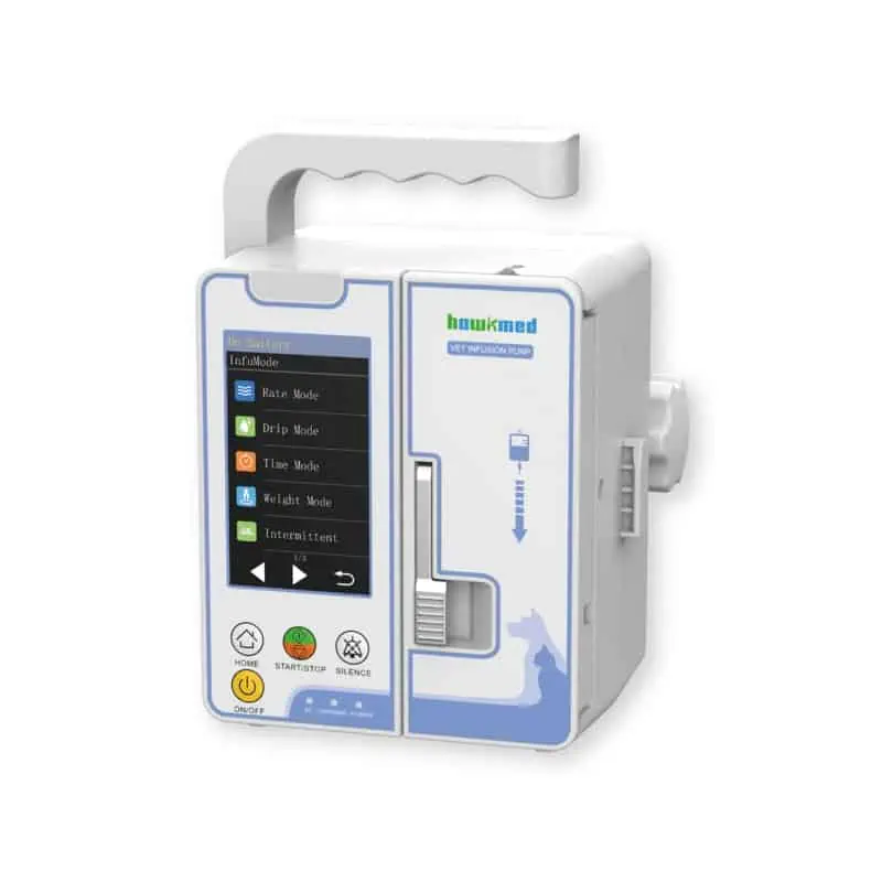 เครื่องควบคุมการให้สารละลายทางหลอดเลือดดำสำหรับสัตว์ HAWKMED Vet Infusion Pump รุ่น HK-T2000VET