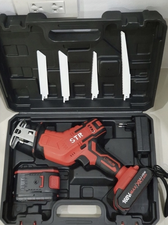เลื่อยชักแบตเตอรี่ STR 168V แบต 2 ก้อน