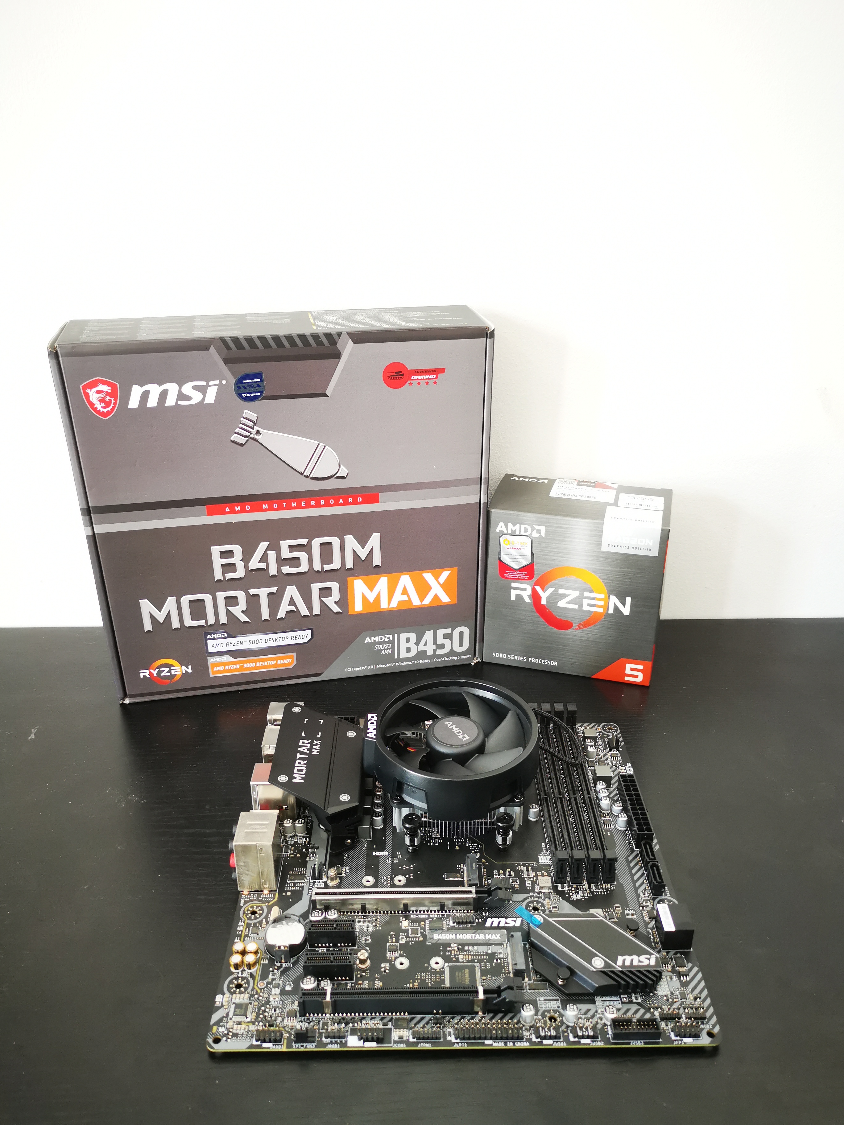 Computer Set R5 5600G ( บอร์ด + ซีพียู)