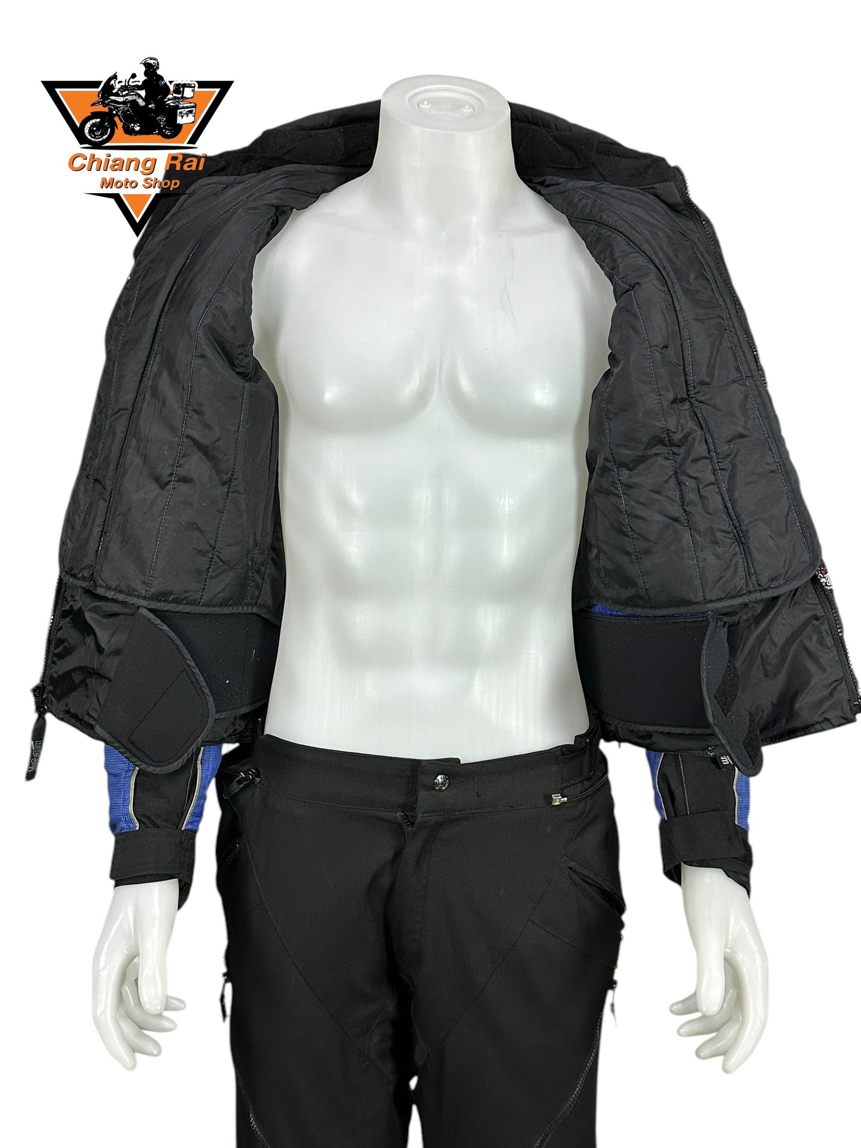 เสื้อขี่มอเตอร์ไซด์( มือสอง) RCSA 996 : อก 44" ยาว 21" (M) **Macadam**