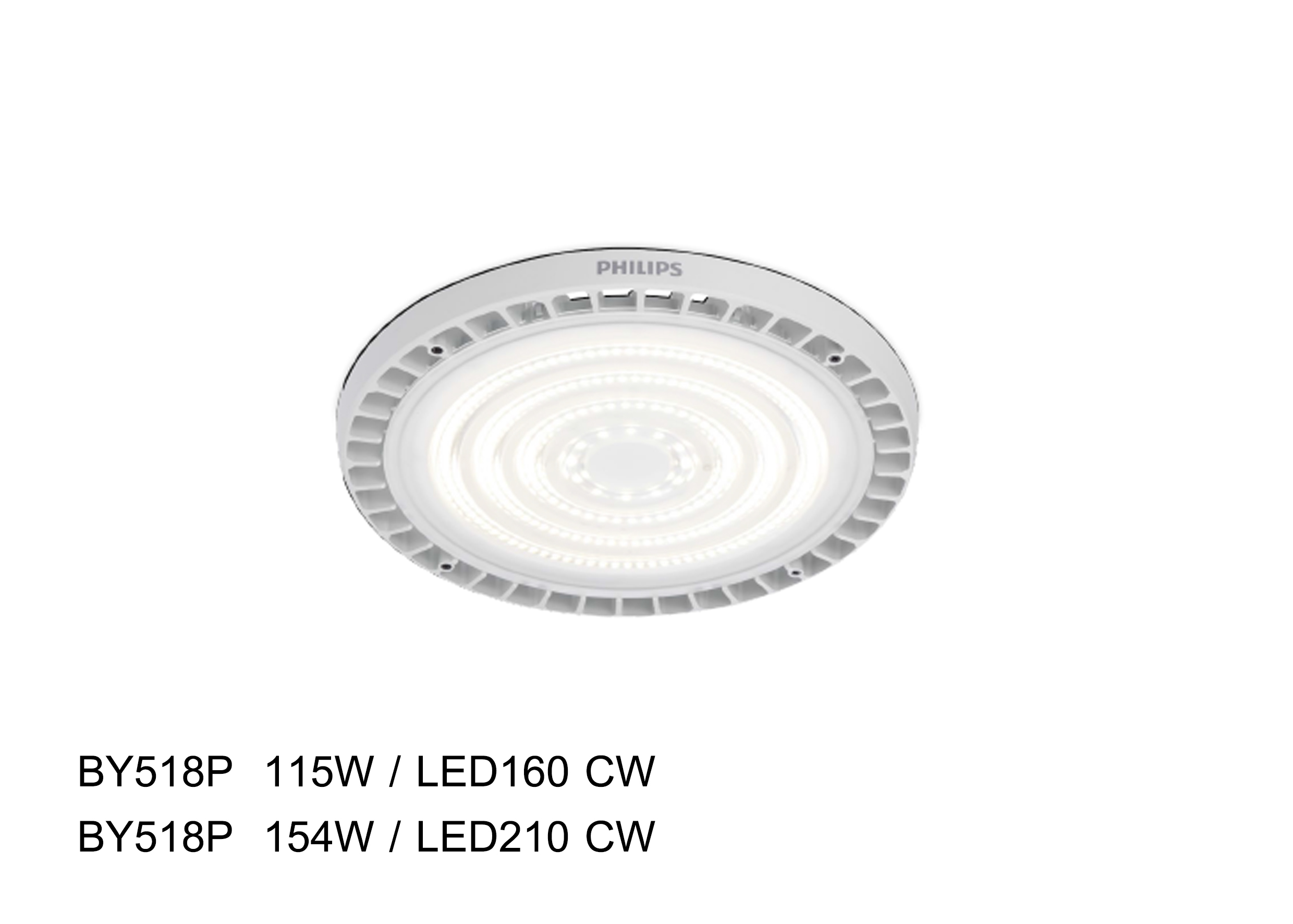 โคม LED Highbay #BY518P 77W,115W,154W,187,207W PHILIPS