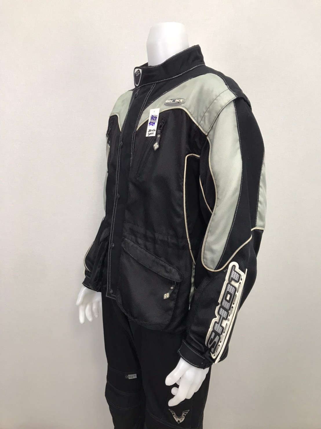 เสื้อขี่มอเตอร์ไซด์( มือสอง) RCTA 009A อก 48" ยาว 26" ยี่ห้อ**SHOT**(ไม่มีการ์ด)