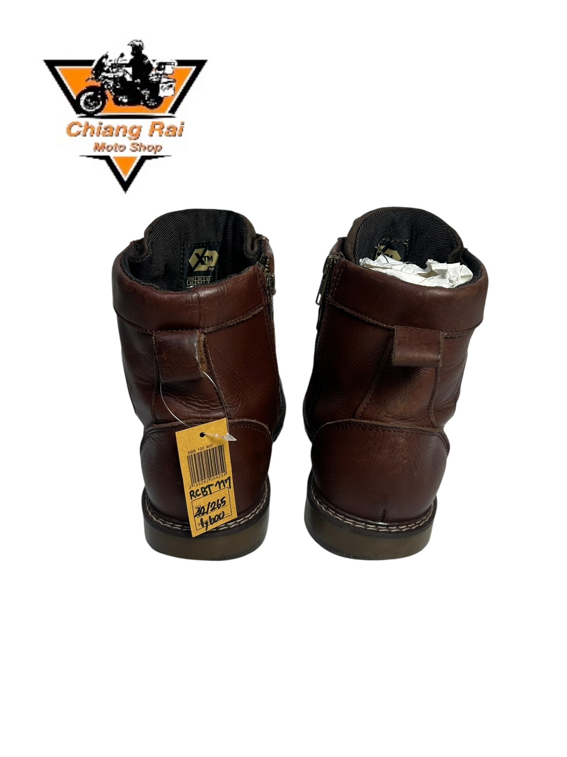 รองเท้าขี่มอเตอร์ไซด์( มือสอง) RCBT-117 Size ขนาดจากป้าย 42:EUR / 8:UK / 26.5:Cm.(JDM)