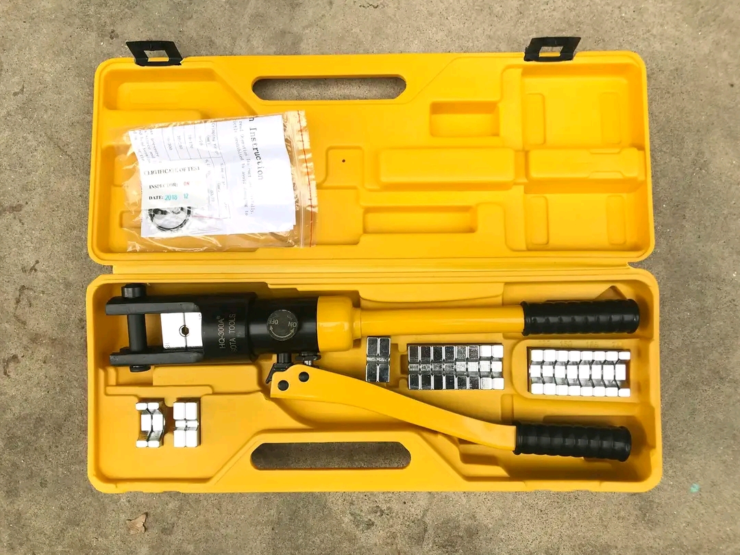 คีมย้ำหางปลาไฮดรอลิก YQK-300 งานหัวเหล็ก สามารถย้ำหางปลาได้ตั้งแต่เบอร์ 10-300 sqmm ตัวเดียวจบ