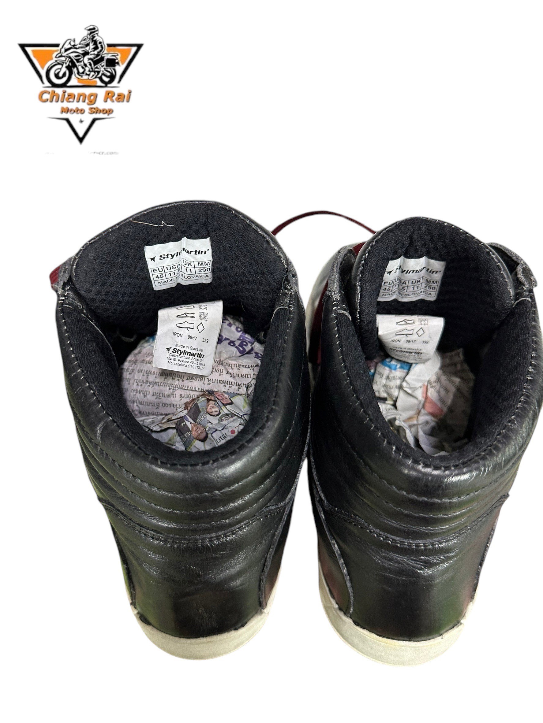 รองเท้าขี่มอเตอร์ไซด์( มือสอง) RCBS-813 Size ขนาดจากป้าย 46:EUR / 11:UK / 29:Cm.(STYIMARTIN)