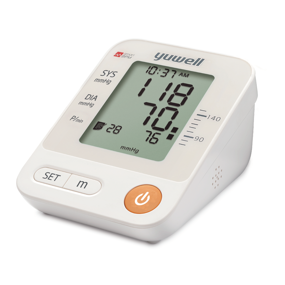 เครื่องวัดความดันโลหิตดิจิตอล YUWELL Electronic Blood Pressure Monitor รุ่น YE670D (มีเสียงพูดภาษาไทย)