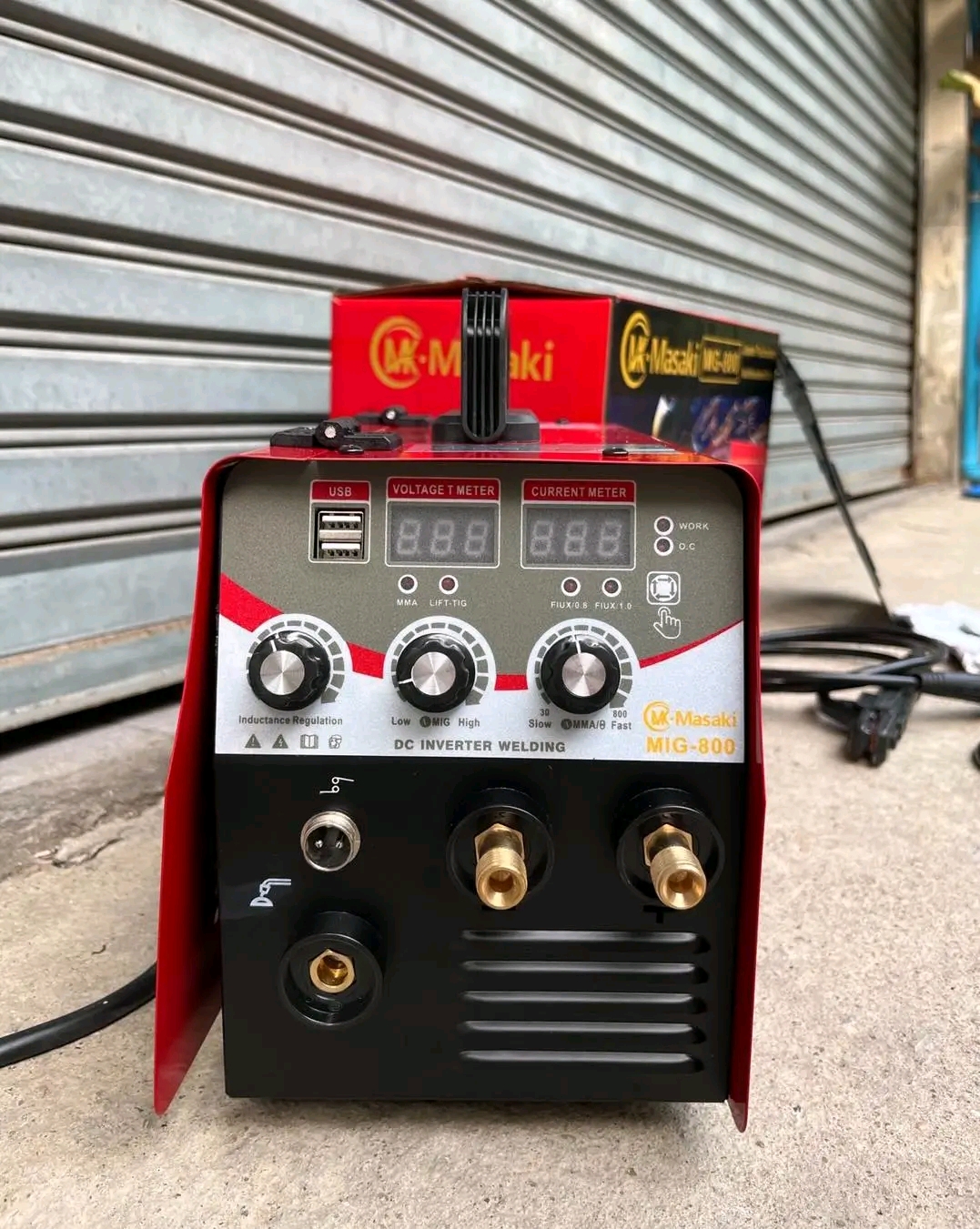 ตู้เชื่อมไฟฟ้า MASAKI 2 ระบบ MIG/MMA 800A ระบบ FLUX CORED