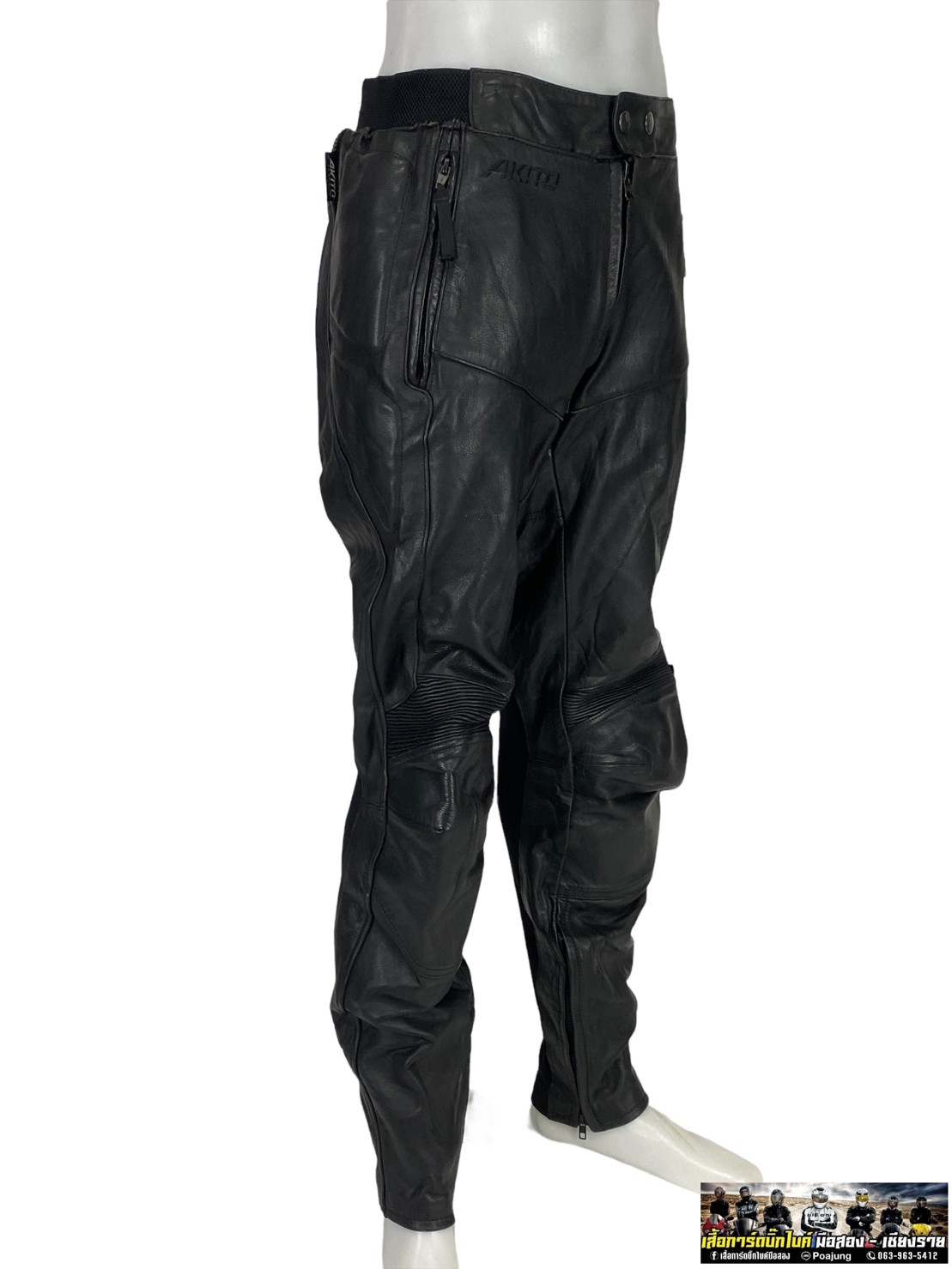 กางเกงขี่มอเตอร์ไซด์ ( มือสอง ) RCTS 019 : เอว 34" ยาว 31" AKiTO
