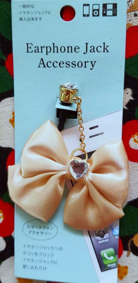 Earphone Jack Accessory ตกแต่งโทรศัพท์ น่ารักๆ จากญี่ปุ่น Size : 5.5 cm