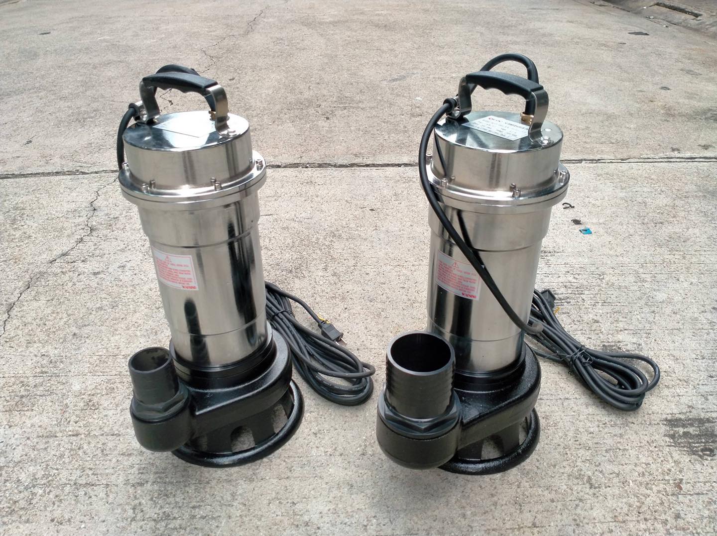 ปั๊มแช่สแตนเลส ดูดโคลน ดูดน้ำ ยี่ห้อ Win 2 นิ้ว 3 นิ้ว