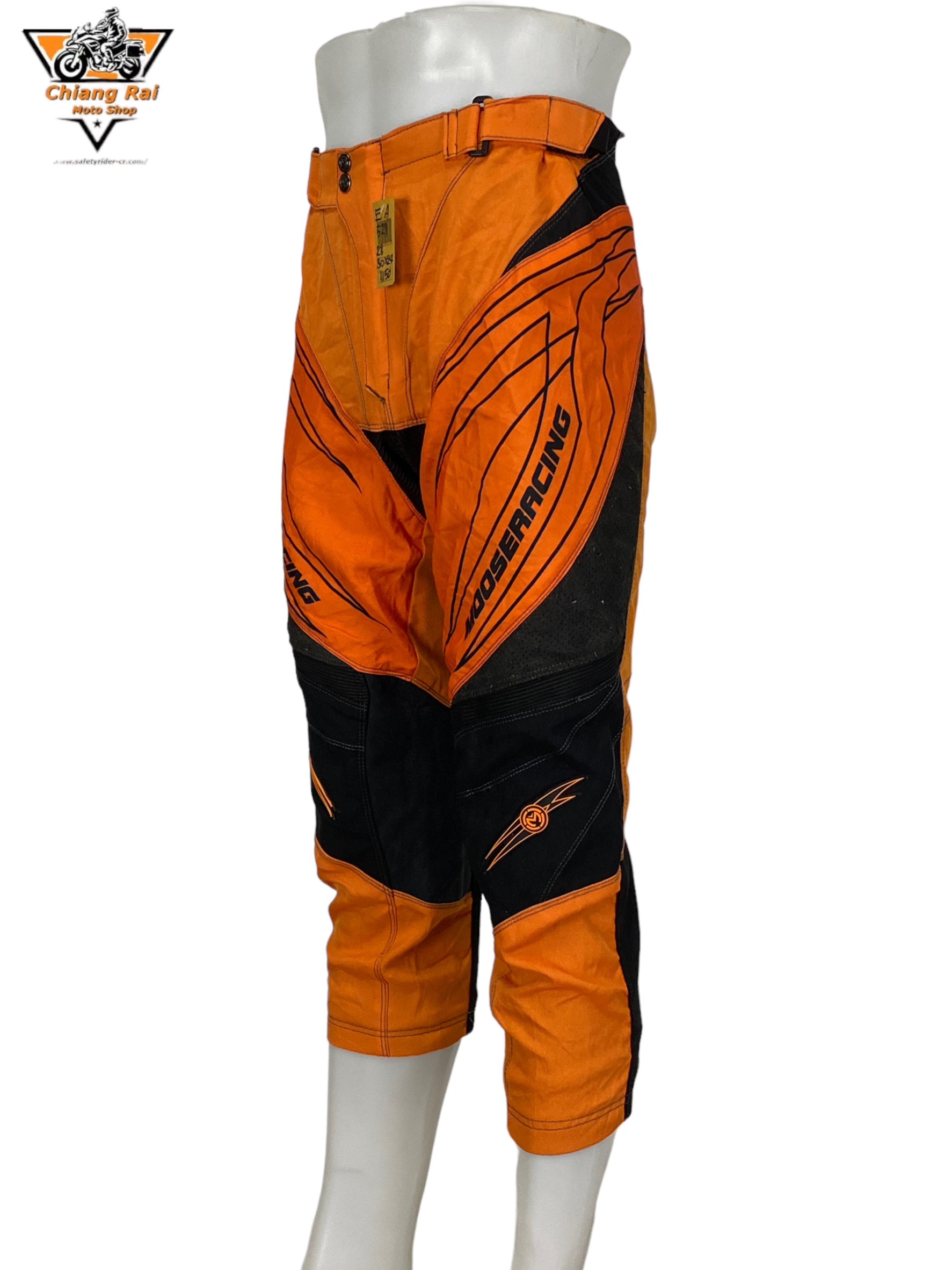 กางเกงขี่มอเตอร์ไซด์ ( มือสอง ) E&A 529: เอว 28-30" ยาว 24" **MOOSERACING**