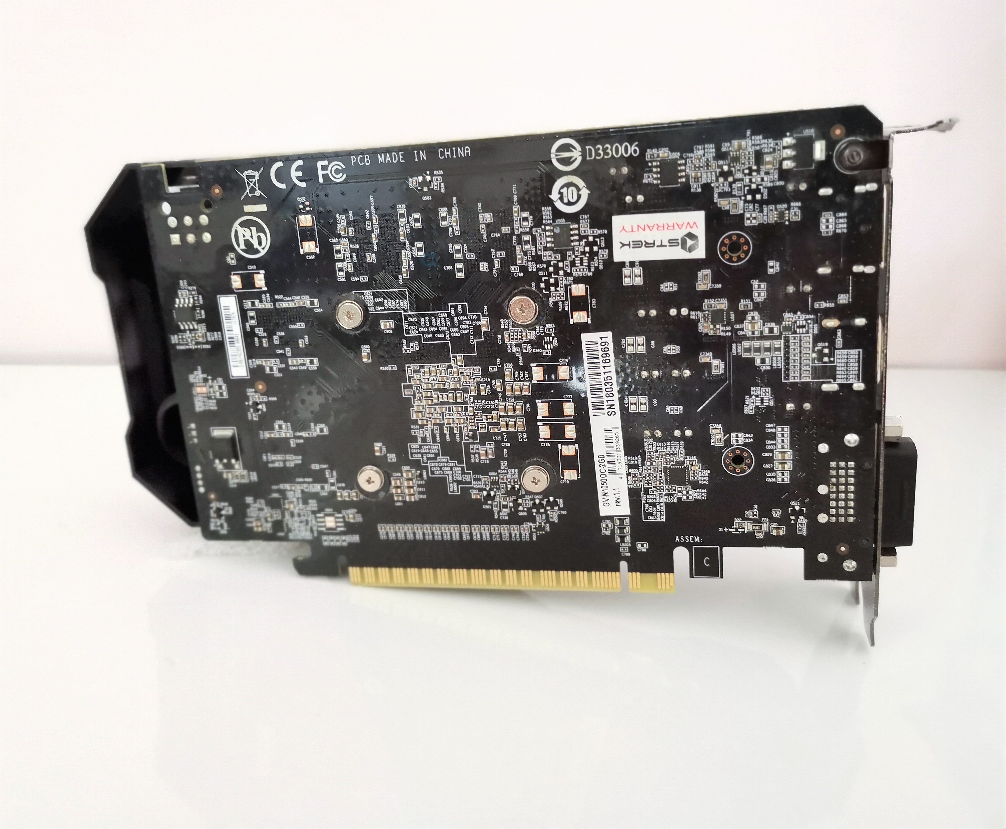 Gigabyte GTX1050 OC 2G 128Bit