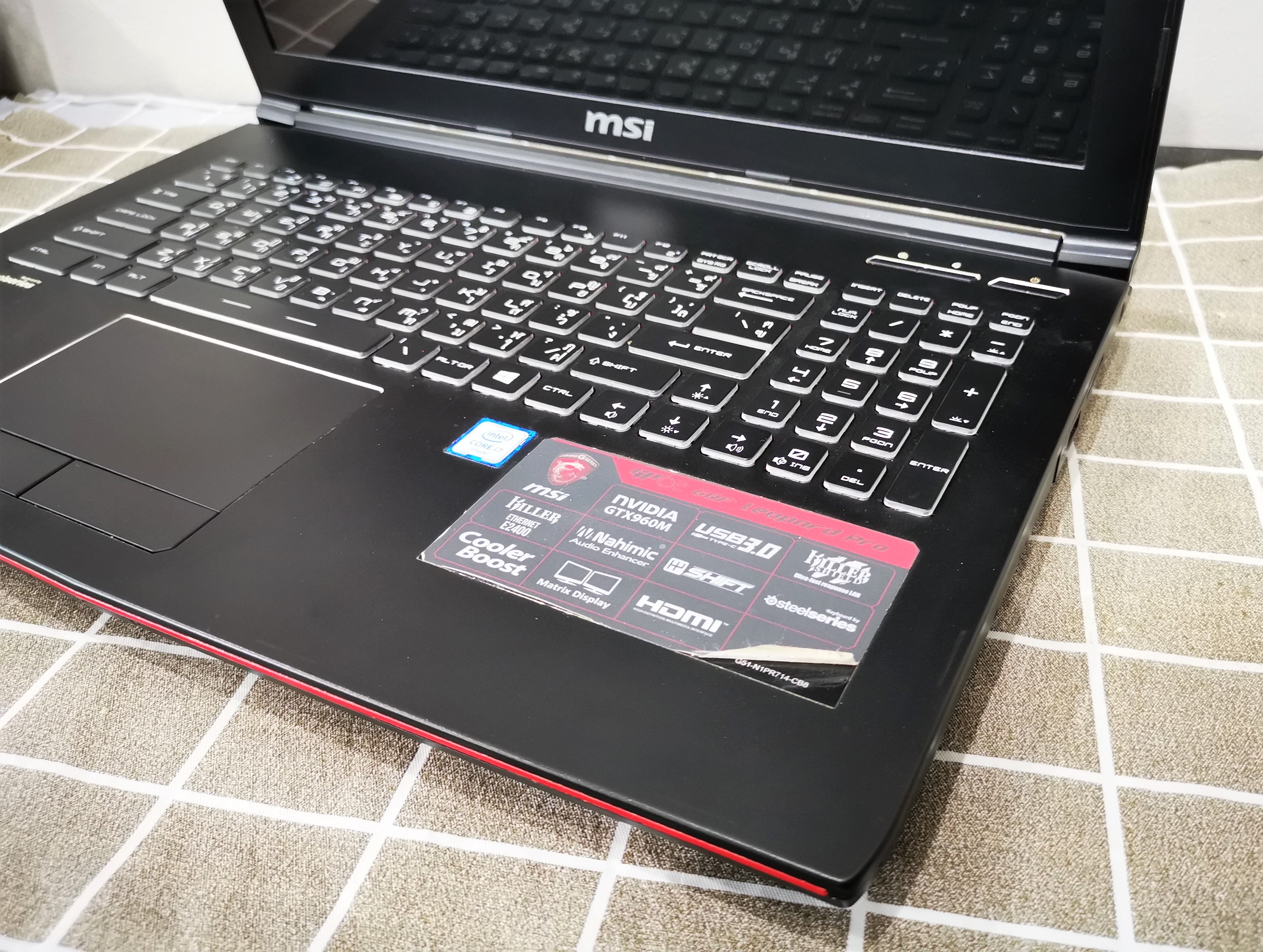 MSI GP62 6QF Leopard Pro