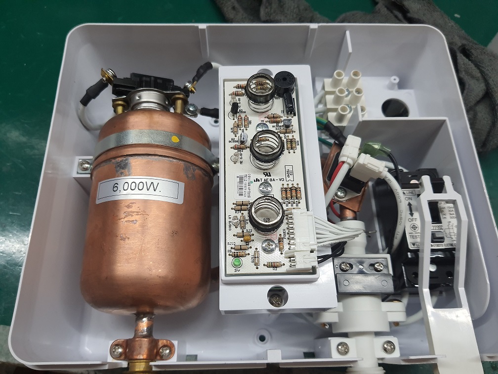 ซ่อมเครื่องทำน้ำร้อน ยี่ห้อ RINNAI รุ่น DENKI600MP อาการไม่ร้อนเครื่องไม่ทำงาน