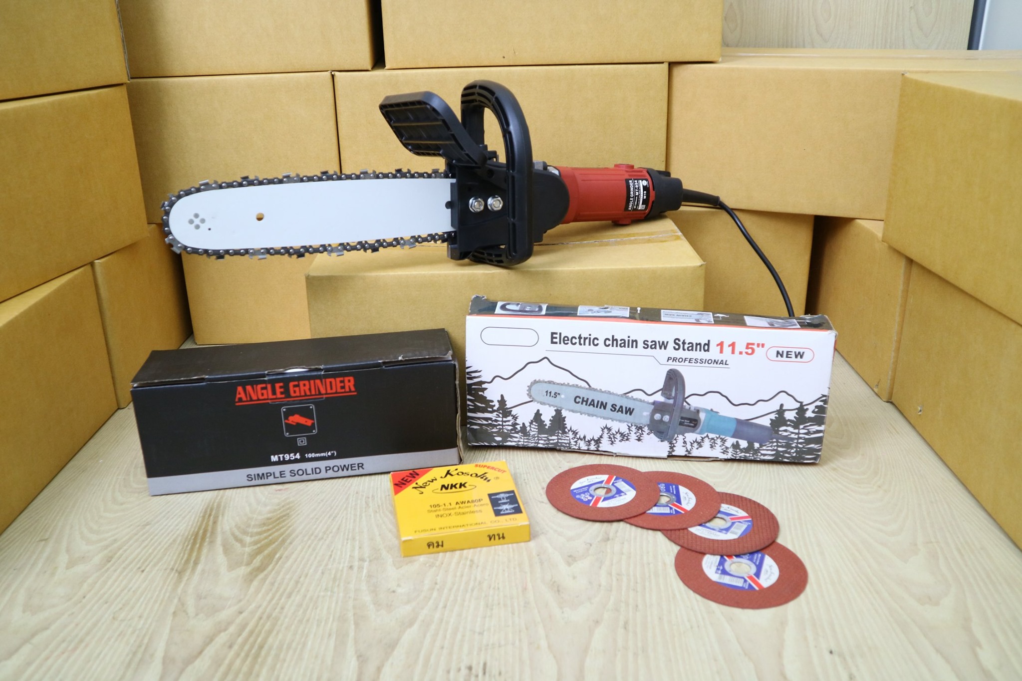 CHIANSAW บาร์โซ่หินเจียร์ ตัดไม้ได้หนาสุด 8 นิ้ว