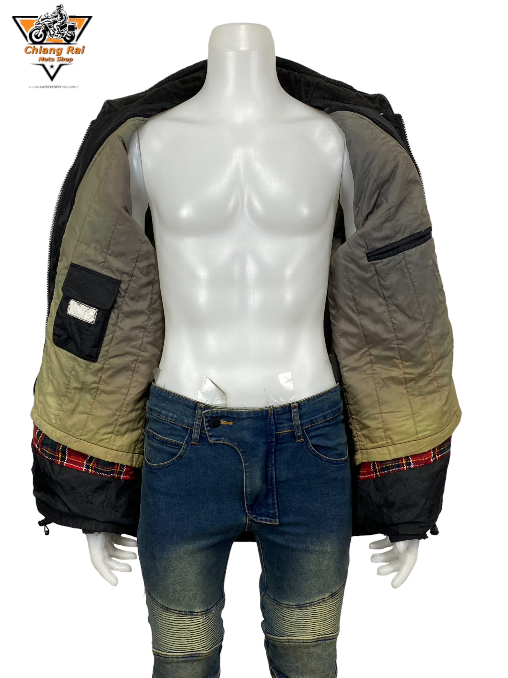 เสื้อขี่มอเตอร์ไซด์( มือสอง) RCTA 486: อก 52" ยาว 31" (XL)**RIC-HA**