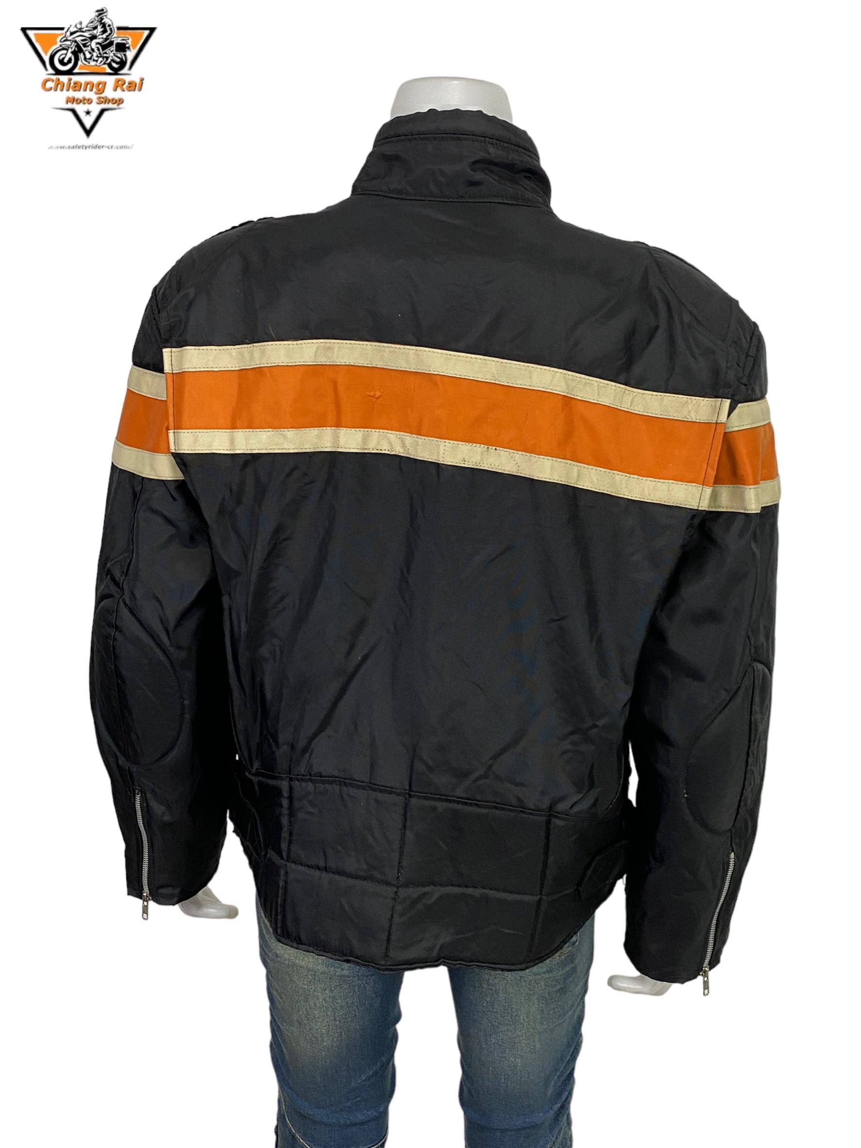 เสื้อขี่มอเตอร์ไซด์( มือสอง) RCSA 710: อก 50" ยาว 25" (XL)**RODS** (ไม่มีการ์ด)