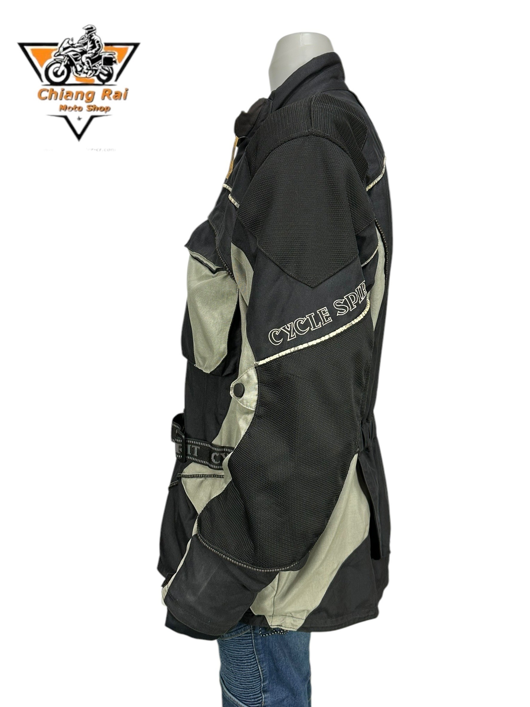 เสื้อขี่มอเตอร์ไซด์( มือสอง) RCTA 692 อก 56" ยาว 29 (2XL) **CYCLE SPIRT**