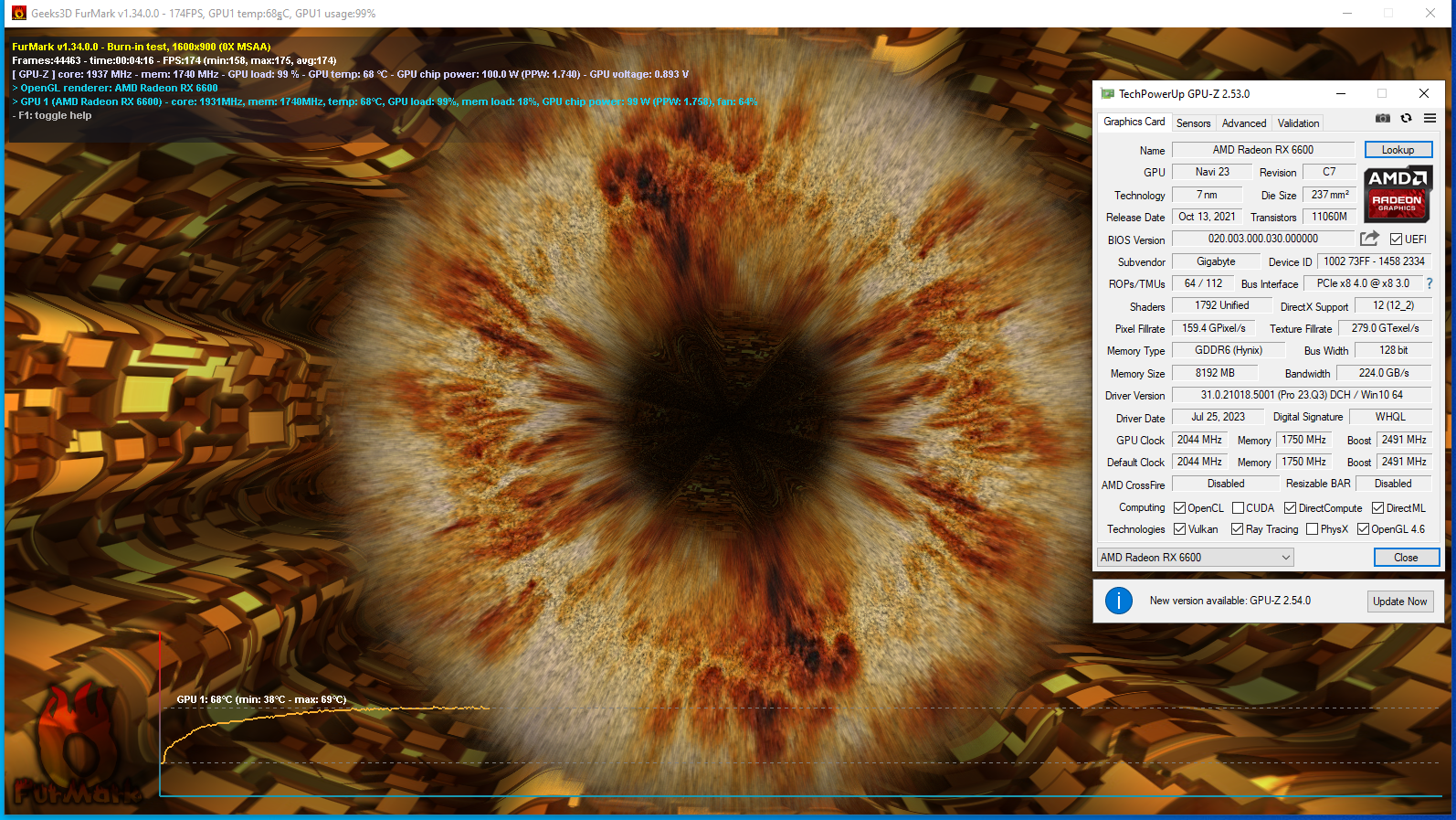Gigabyte RX 6600 EAGLE 8GB GDDR6
