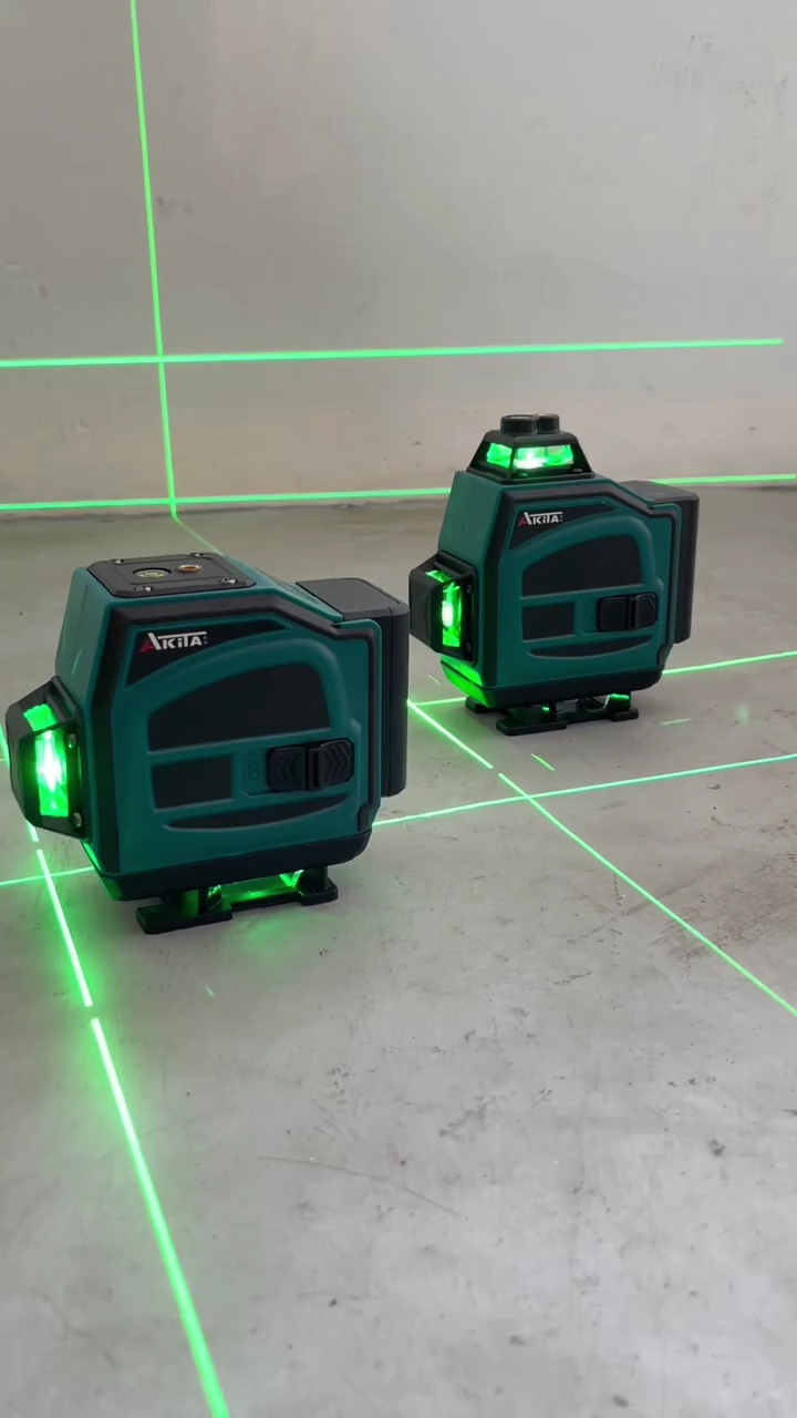 เครื่องวัดระดับเลเซอร์ ยี่ห้อ AKITA มีมาให้เลือก 2 แบบ 12 เส้น และ 16 เส้น